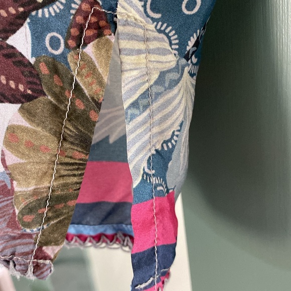 Johnny Was Aran Georgia Silk top - Picture 6 of 10